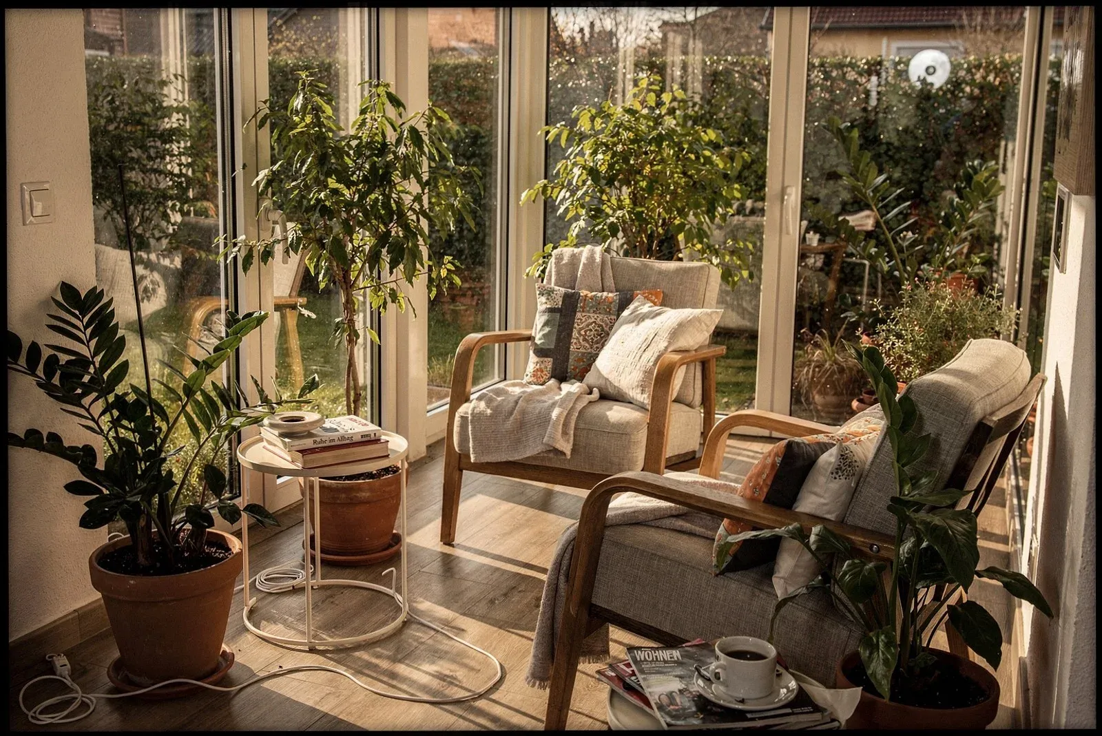 Alu-Wintergarten Beispiel in München